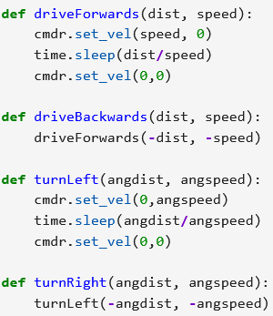 movement commands