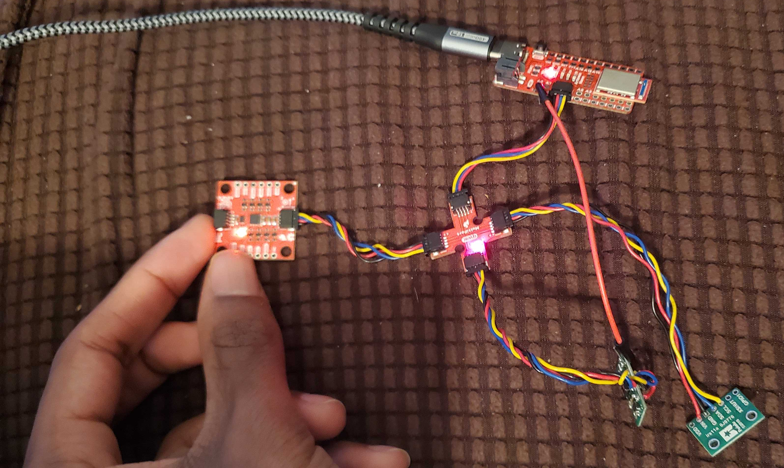 all three sensors connected