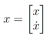 state space notation