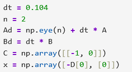 discretization of A and B, among other things